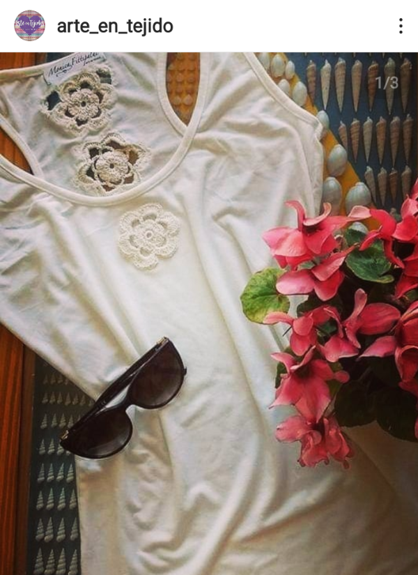 Producto - Musculosa flower
