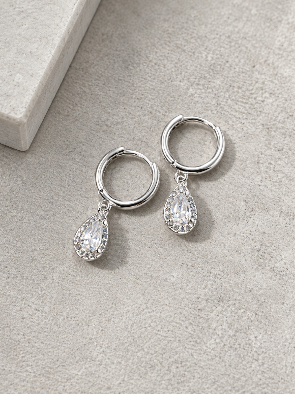 Producto - Aros acero blanco 022