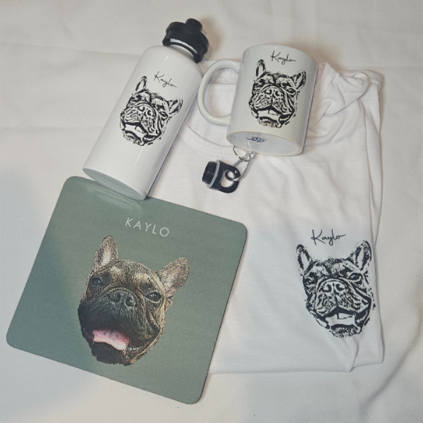Producto - Box: 1 remera spum +1 botella+1 taza+1 mousepad