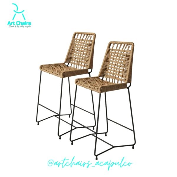 Producto - Banqueta Tulum Entrelazada (2 unidades) - 0