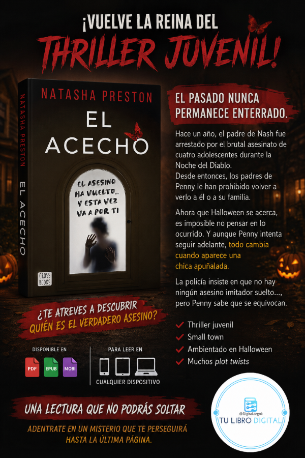 Producto - EL ACECHO  Natasha Preston