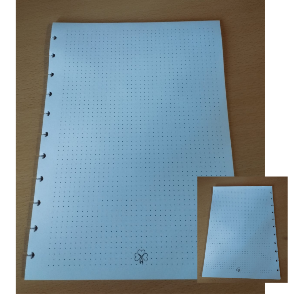 Producto - Cuaderno Minimalista A4 con Discos - 3 al cubo - 3