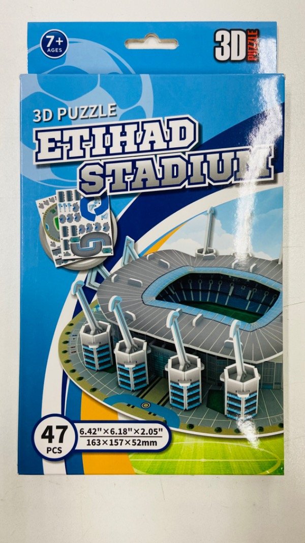 Producto - Rompecabeza 3D Estadios "Etihad Stadium" 47 piezas