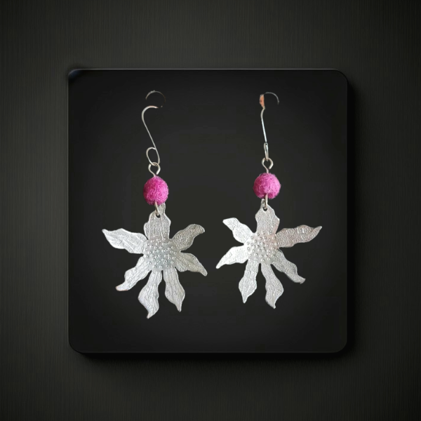 Producto - Aros flor "pétalos" 2