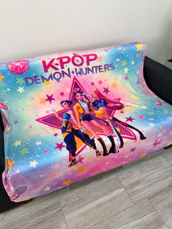 Producto - Manta polar soft - Kpop, demon hunters