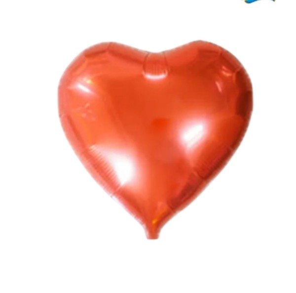 Producto - Globo corazón metalizado ROJO 10 pulgadas