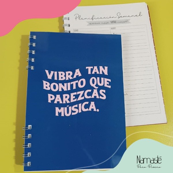 Producto - Cuaderno planificador Vibra bonito