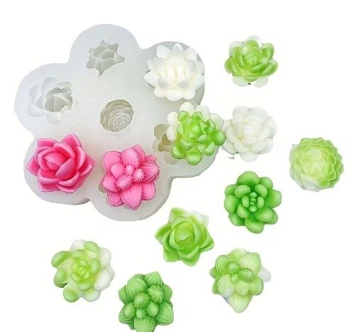 Producto - Molde de silicona para VELA/ Cactus 1