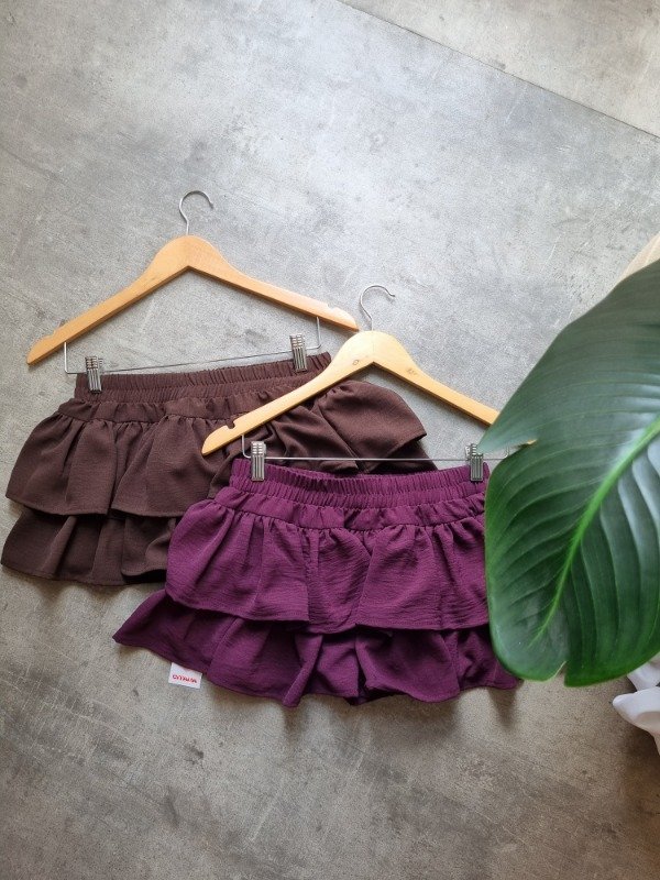 Producto - Short pollera volado set