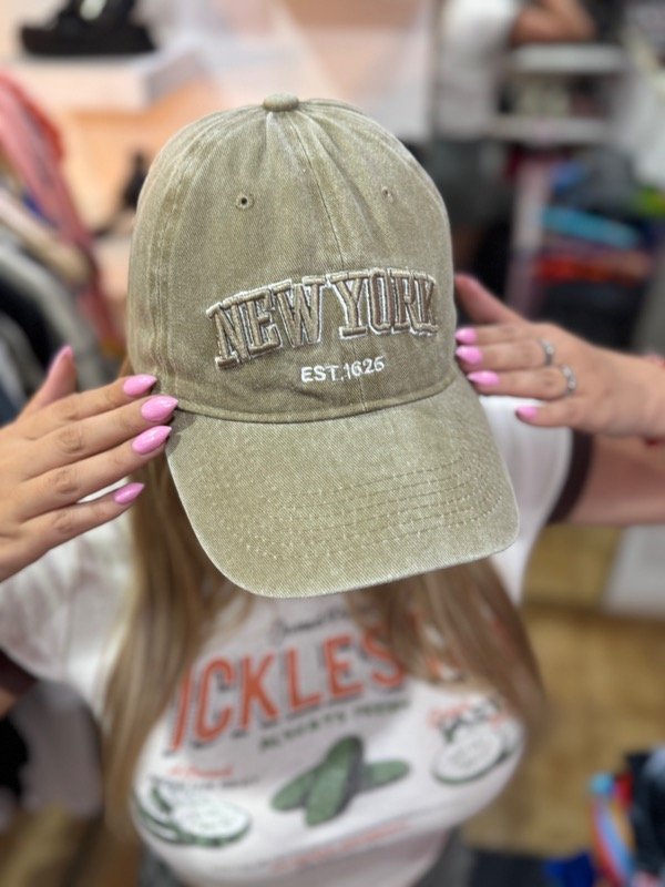 Producto - NEW YORK beige letra blanca