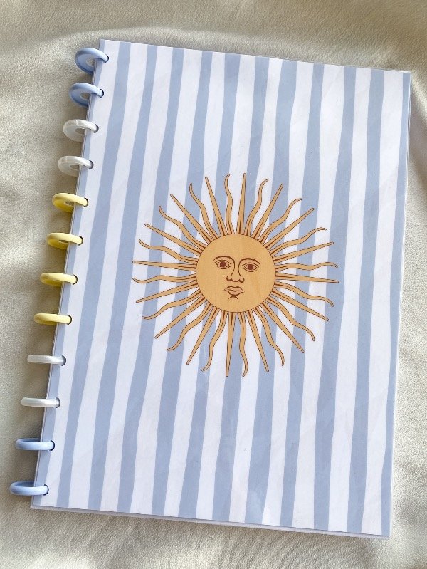 Producto - Cuaderno Universitario - Sol de Mayo - Colección Linaje