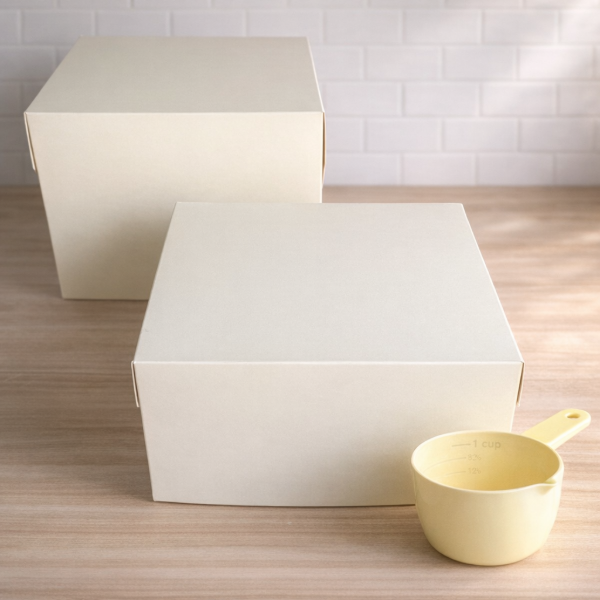 Producto - Caja apilable con apertura frontal 25x25x10 - ideal tortas y tartas - 0
