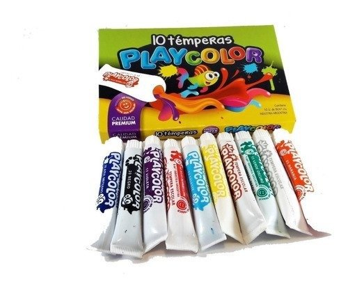 Producto - Tempera Playcolor X10 Surtido Color 5433