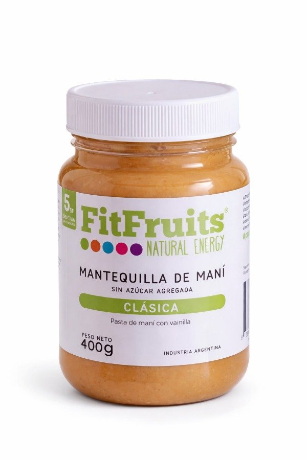 Producto - FIT FRUITS PASTA DE MANI CLASICA 400 GRS