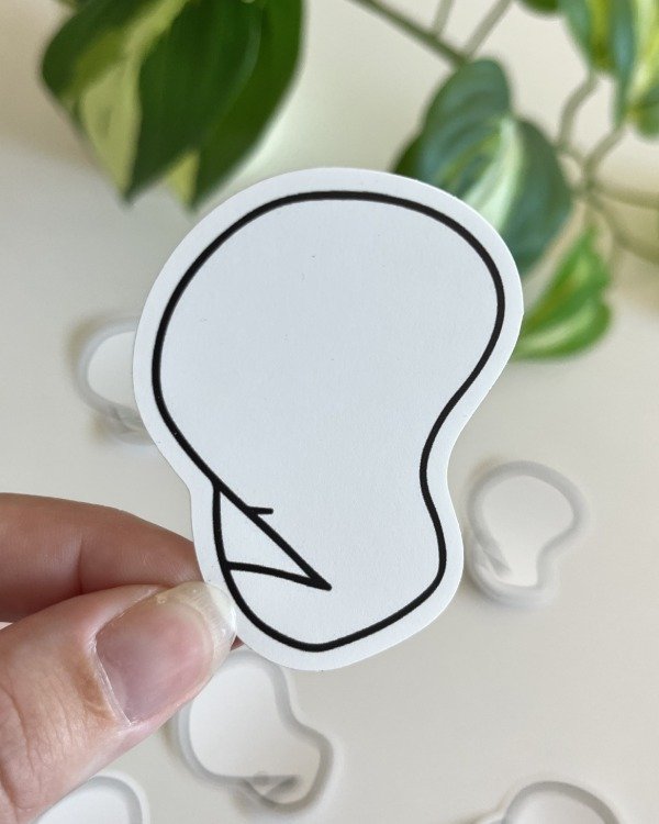 Producto - Sticker Blanco UV - Dignidad