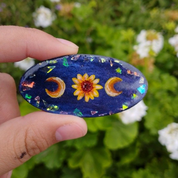 Producto - Imán triple luna girasol