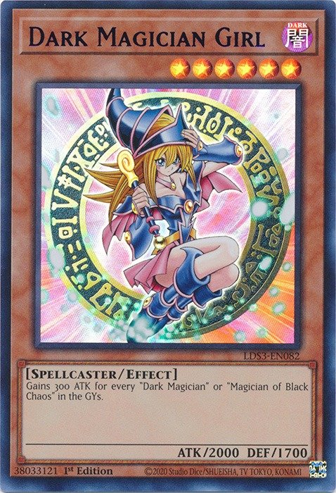 Producto - Dark Magician Girl - Blue - LDS3-EN082