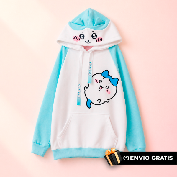 Producto - Buzo Adulto Hachiware Chiikawa Unisex Moda Kawaii - 0