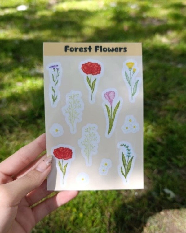 Producto - Plancha Florcitas Transparente