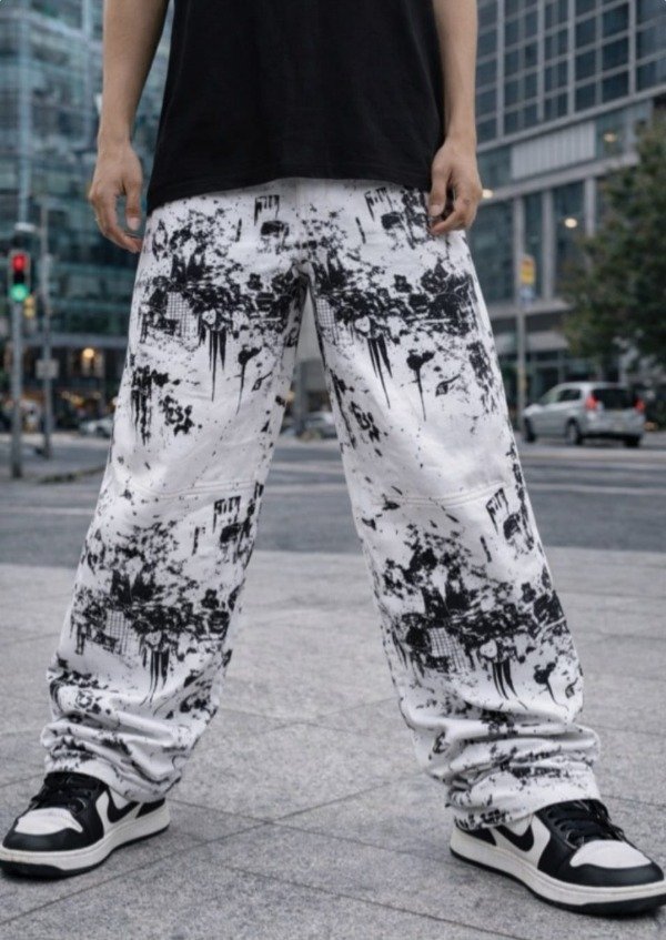 Producto - Baggy unisex estampado artístico - 3