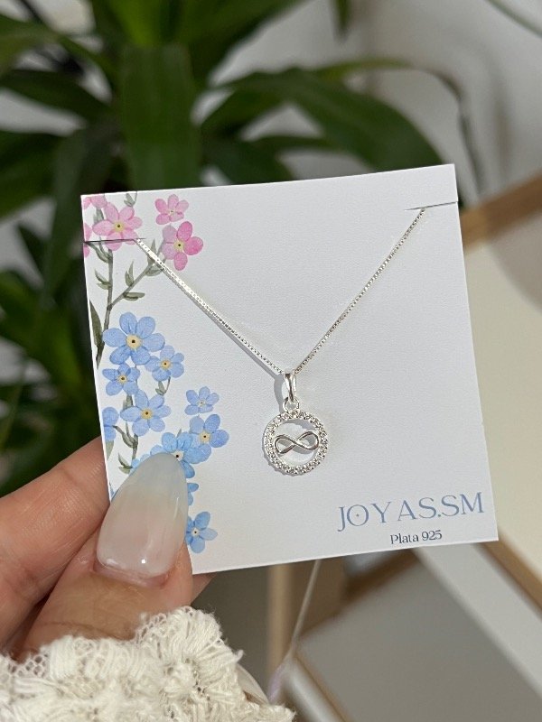 Producto - Conjunto cadena y dije con infinito