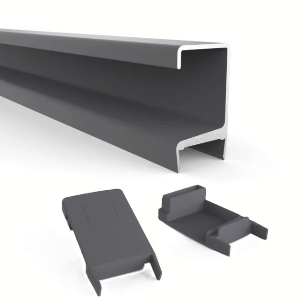 Producto - Perfil Manija C Antracita x 3 mts Grupo Euro