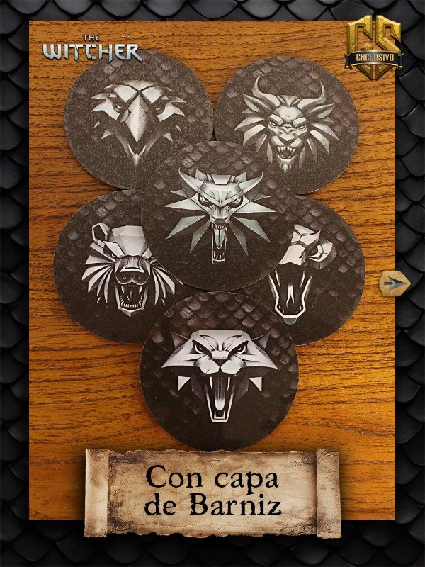 Producto - Posavasos The Witcher version 2
