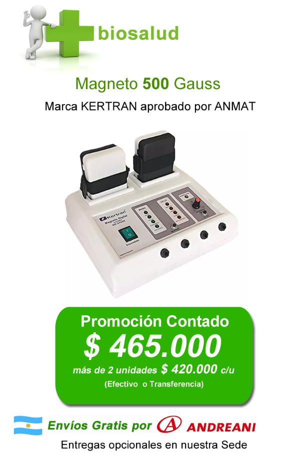 Producto - Magneto 500 Gauss KERTRAN con dos Solenoides Planos
