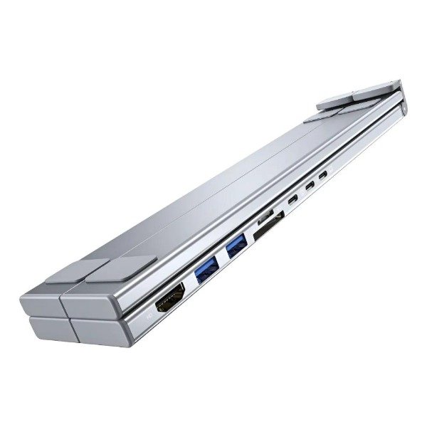 Producto - SOPORTE REGULABLE CON HUB INCORPORADO, DE ALUMINIO