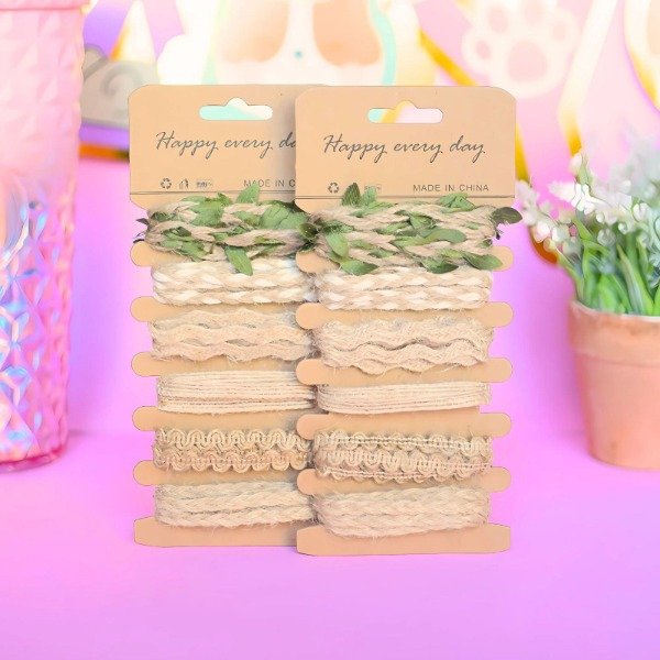 Producto - Set de 6 hilos de yute para deco