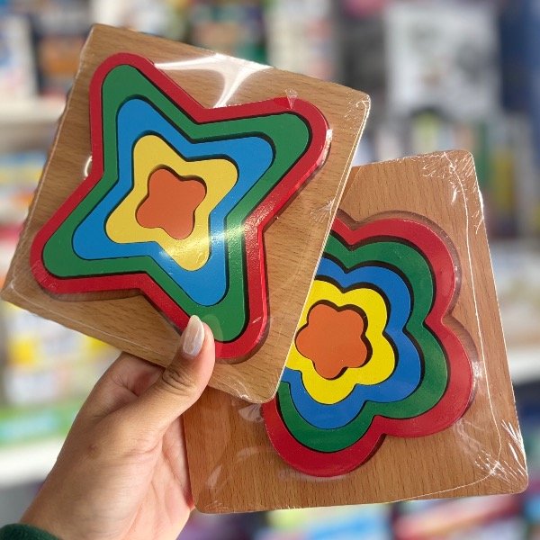 Producto - Juego Rompecabezas de 5 Formas Encastrable 7847 - 0