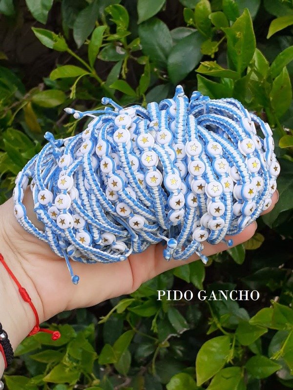 Producto - 30 pulseras de hilo encerado, personalizadas