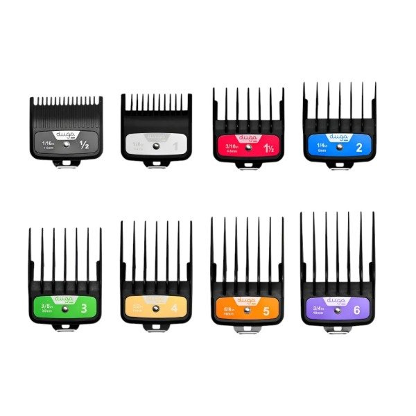 Producto - DUGA ALZAS COLOR CLIPPER METAL COMBS X 8