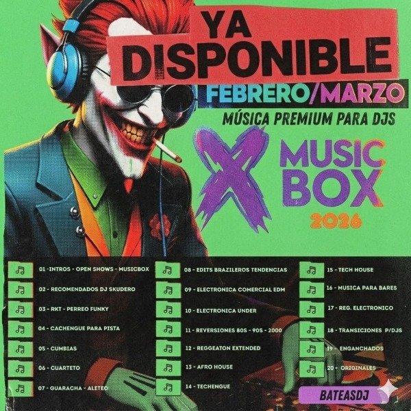 Producto - MusicBox Marzo 2026