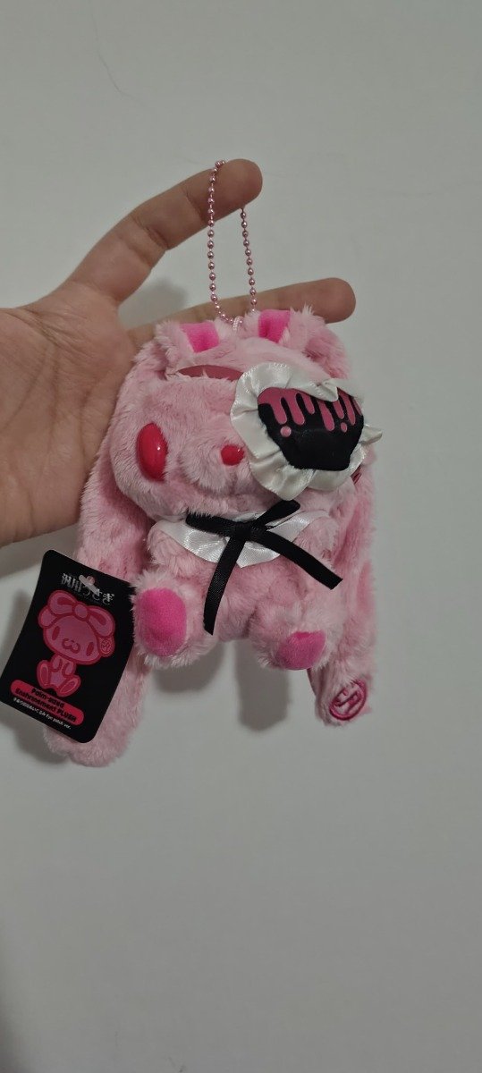 Producto - Llavero Peluche Glommy Bunny/Bear Con parche Oficial - 1