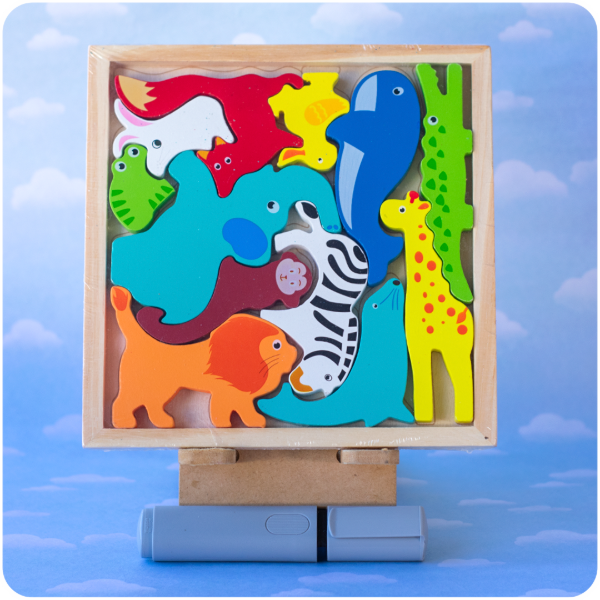 Producto - Encastre de Madera - Animales