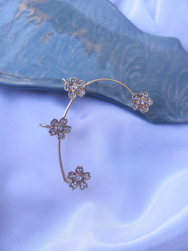 Producto - aro solitario florcitas (derecho)
