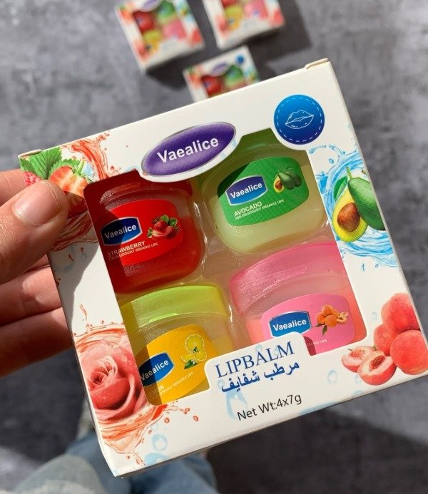 Producto - SET DE BÁLSAMO FRUTAL X4 VAEALICE
