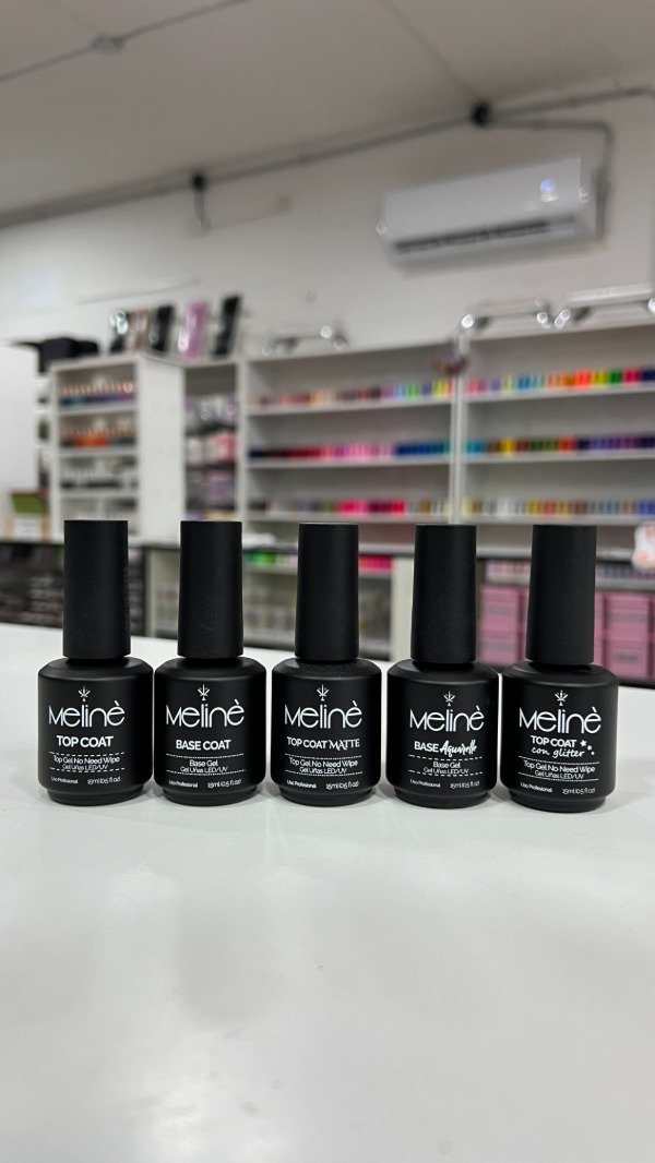 Producto - TRATAMIENTOS 15ML - MELINE (base coat - top coat - top glitter - top matte)