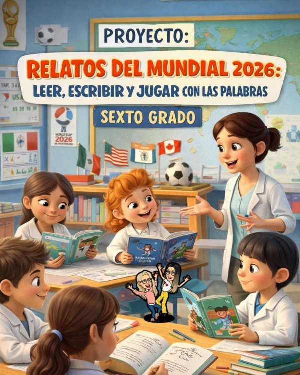 Producto - P. RELATOS DEL MUNDIAL 2026. LEE ESCRIBIR Y JUGAR CON LAS PALABRAS.SEXTO GRADO
