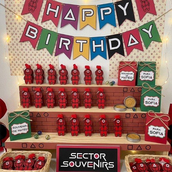 Producto - Llavero Juego Del Calamar Cumpleaños Souvenirs Regalo