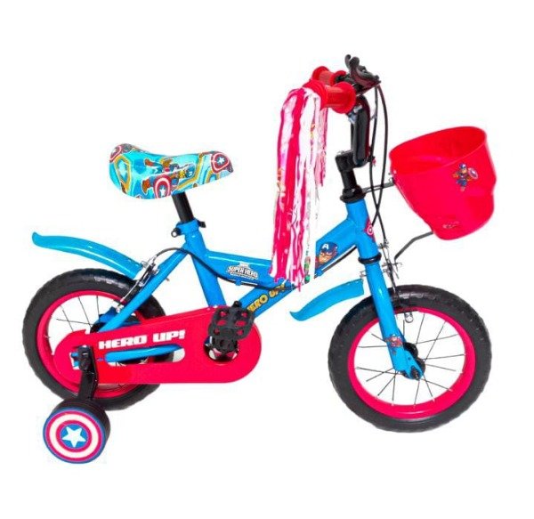 Producto - BICICLETA URBY,RODADO 12", RUEDA CON RAYOS,FRENO HERRADURA - CAPITAN AMERICA