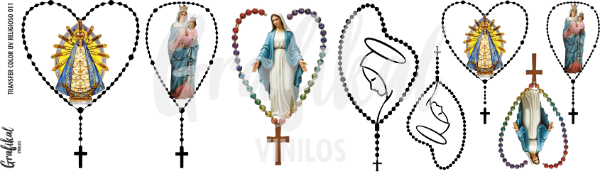 Producto - Transfer Color UV 30x10 Religioso 011