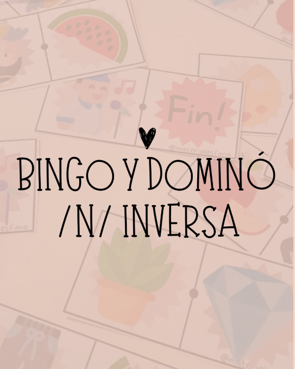 Producto - Bingo y dominó fonema /n/ inversa - 0
