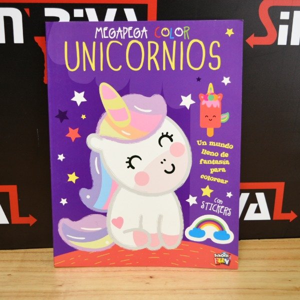 Producto - MEGAPEGA COLOR UNICORNIOS 584