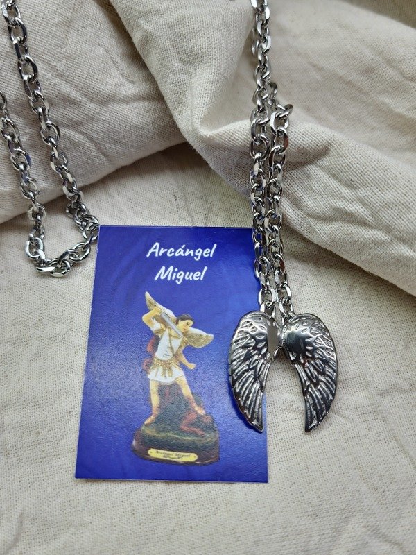Producto - Collar Arcángel Miguel Alas Protección