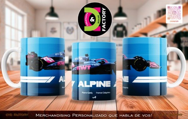Producto - Taza - Racing - Formula 1 - TZ-RT-BL-11OZ-53-RSC-F1