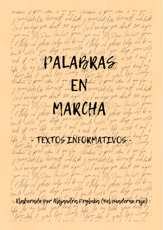Producto - PALABRAS EN MARCHA - TEXTOS INFORMATIVOS