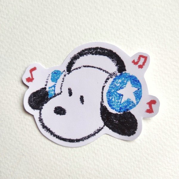 Producto - Sticker Snoopy con auris