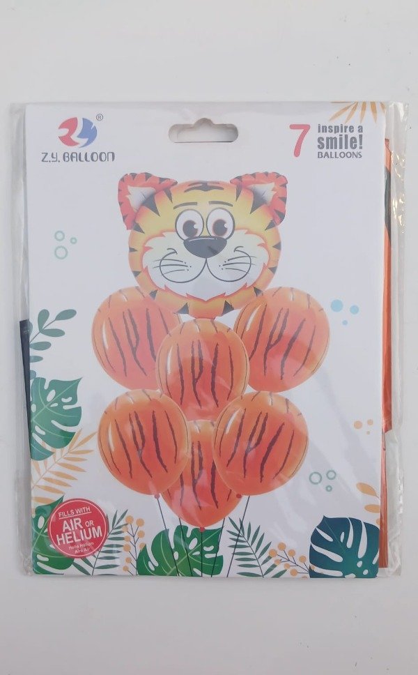 Producto - Set 7 Globos TIGRE